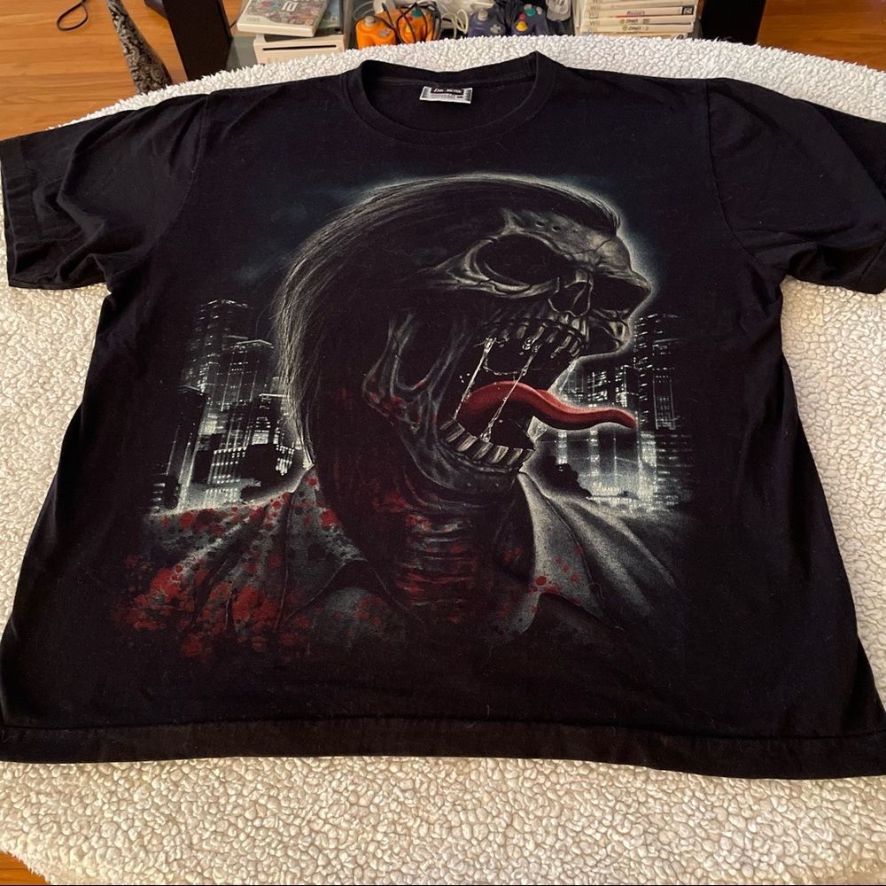 Vintage, Single Stitch, Zombie Apocalypse, Death Metal Power 90 The Roxx Shirt